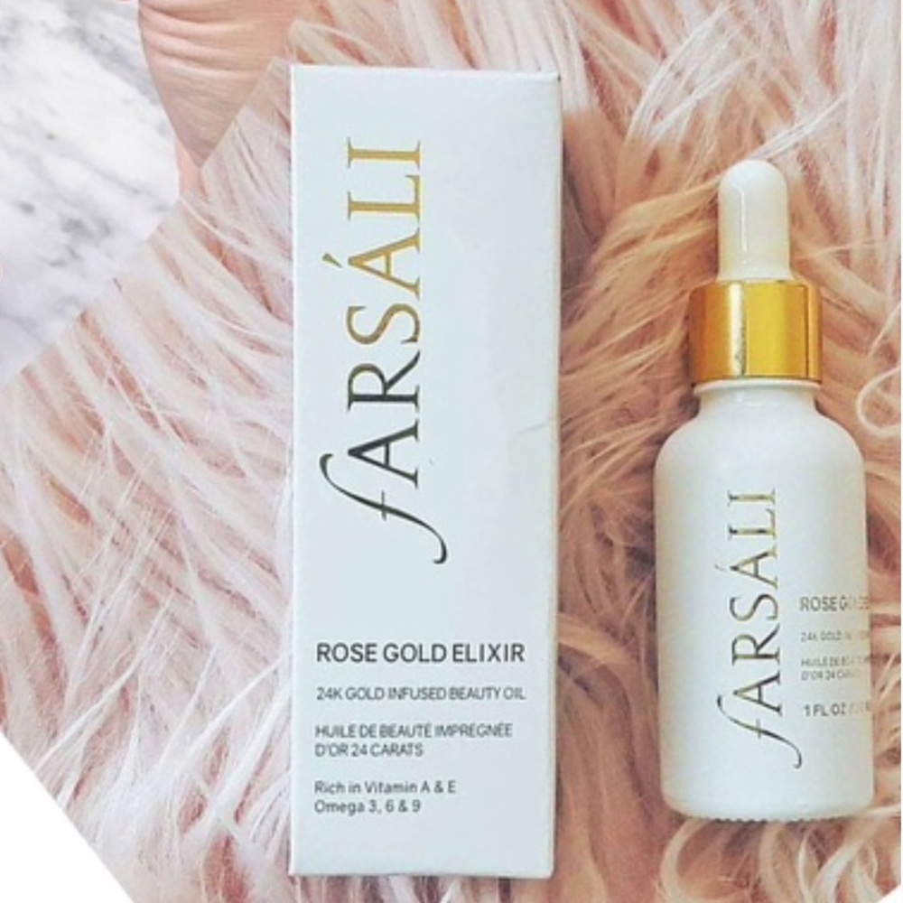 BRAND NEW Farsali gold elixir drops.